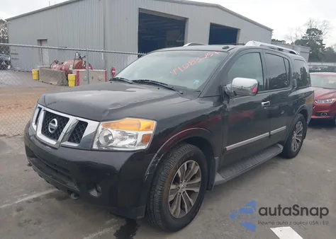 2015 Nissan Armada Platinum z USA, uszkodzony, nr VIN 5N1BA0NF2FN610962